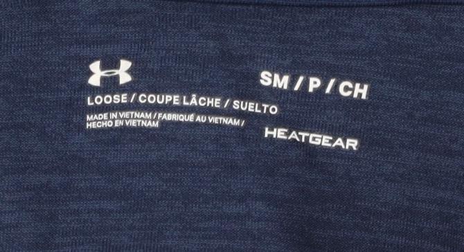 Under Armour Men's Blue Pullover 1/4 Zip Top S