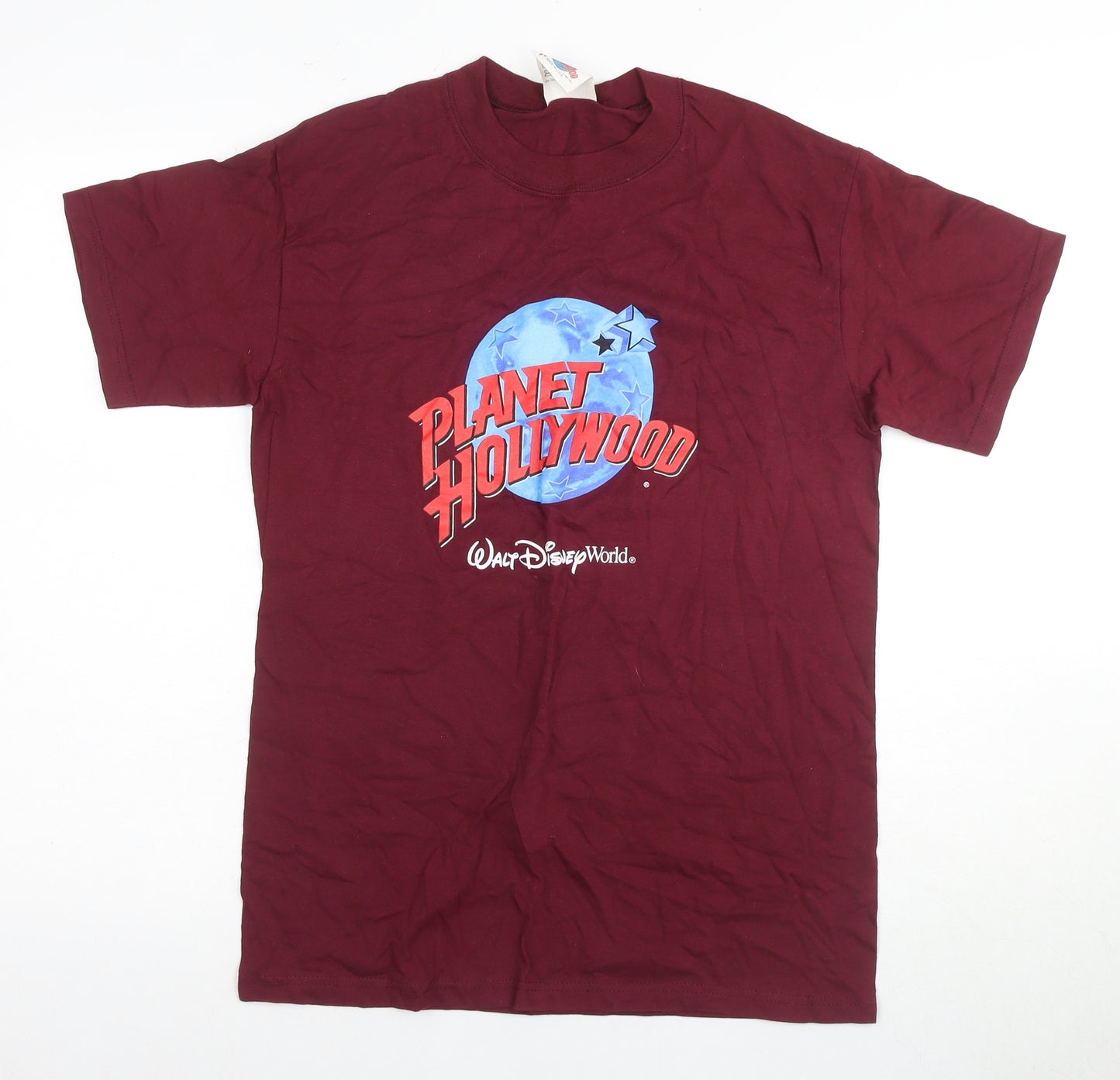 Planet Hollywood Red T-Shirt Size S Movie Theme