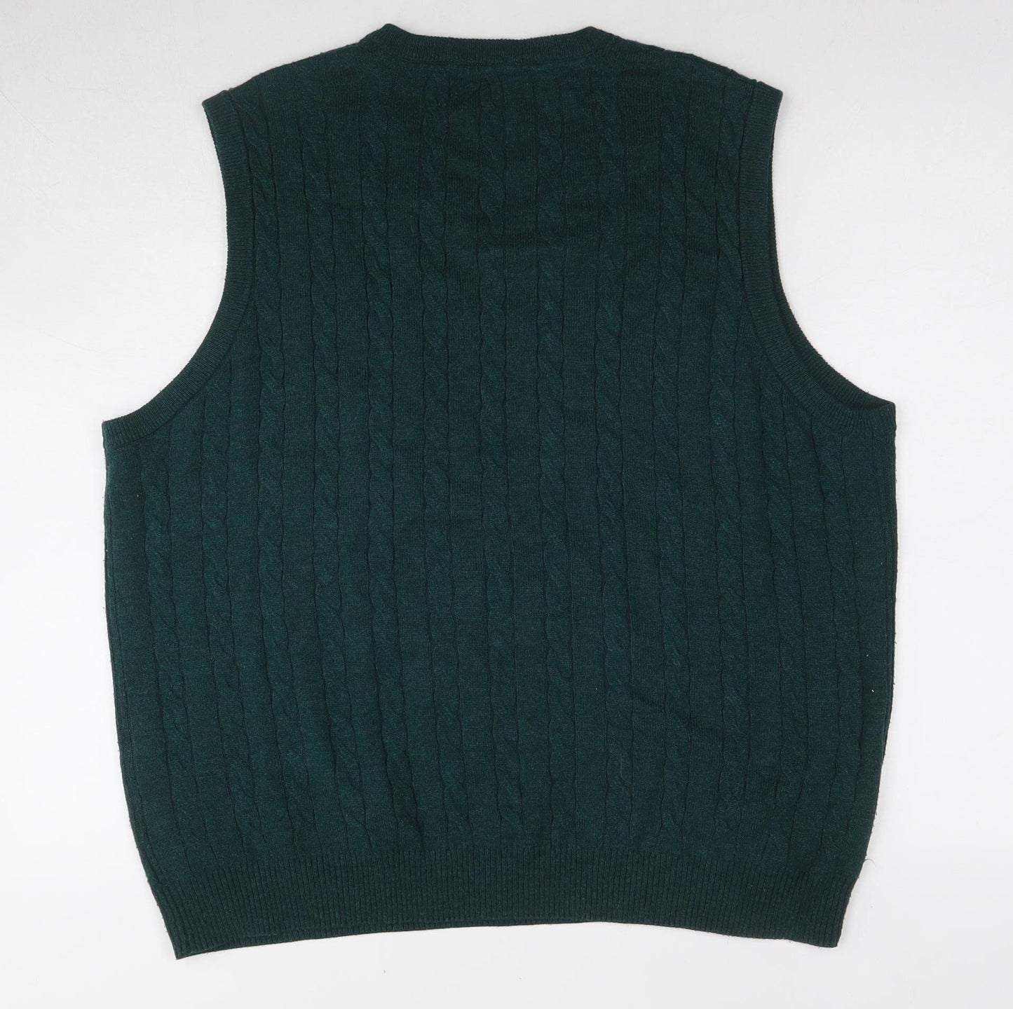 Colton Traders Men’s Green XL Cable Knit Vest