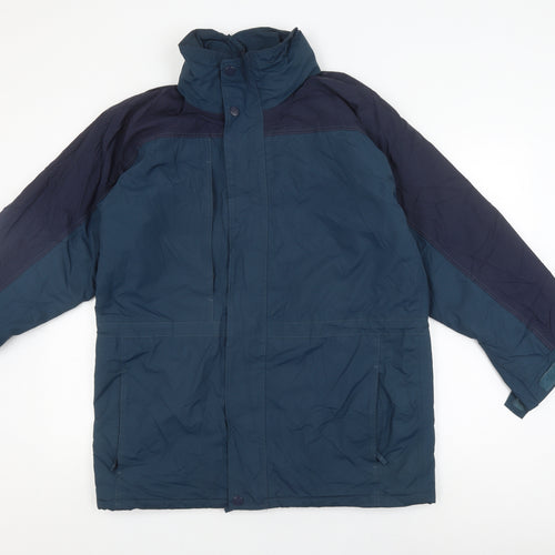 Alexandra Men's Blue Puffer Jacket, Size M, Water Resistant