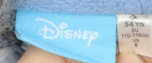 Disney Girls Blue Frozen Snowsuit 5-6 Years Puffer Jacket