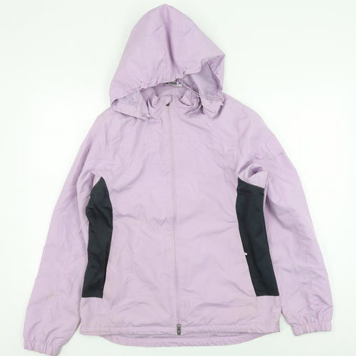 4 SPORTS Women's Purple Windbreaker Jacket Size 12