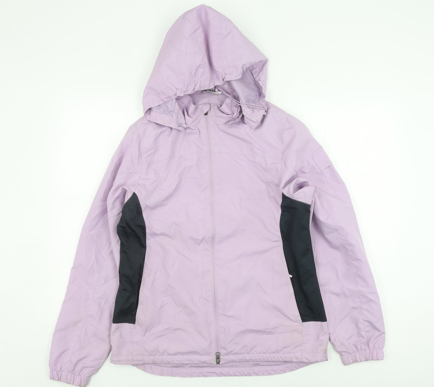 4 SPORTS Women's Purple Windbreaker Jacket Size 12