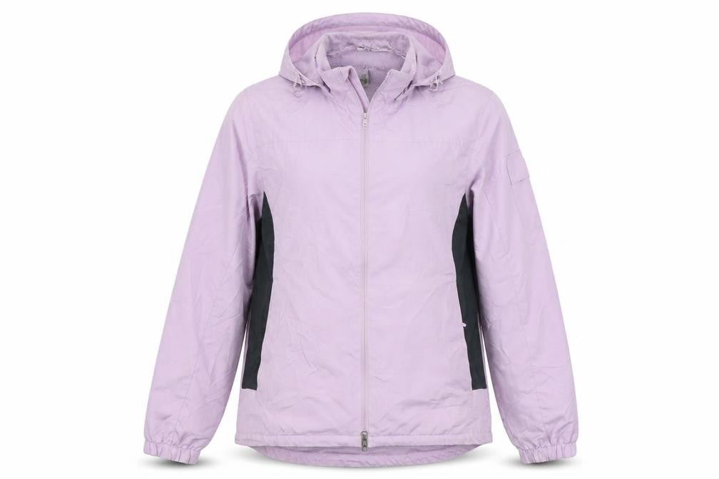 4 SPORTS Women's Purple Windbreaker Jacket Size 12
