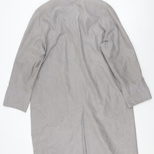 London Fog Women's Grey Long Overcoat Size 14