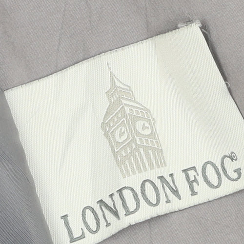 London Fog Women's Grey Long Overcoat Size 14