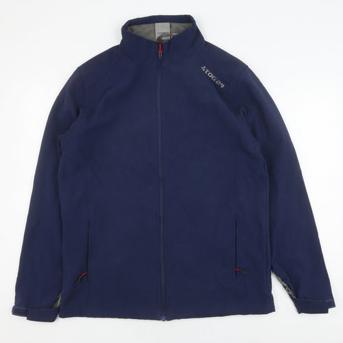 TOG24 Men's Blue Soft Shell Jacket, Medium, Casual