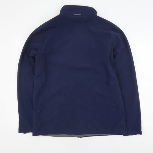 TOG24 Men's Blue Soft Shell Jacket, Medium, Casual