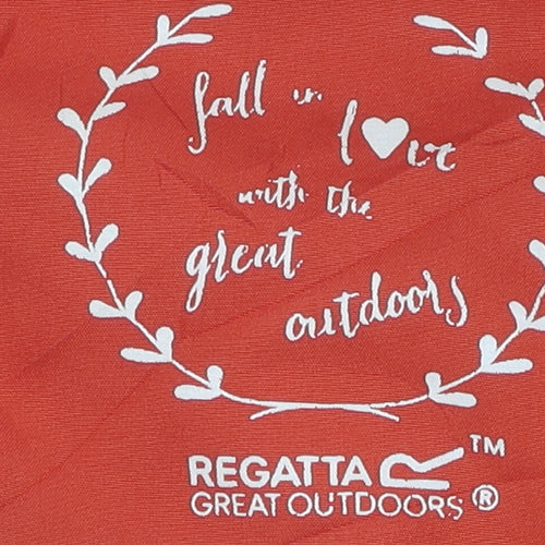 Regatta Women's Orange Quilted Jacket Size 16