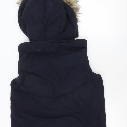 Gap Women's Black Hooded Puffer Jacket XL