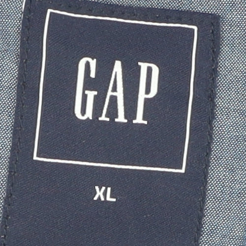 Gap Women's Black Hooded Puffer Jacket XL