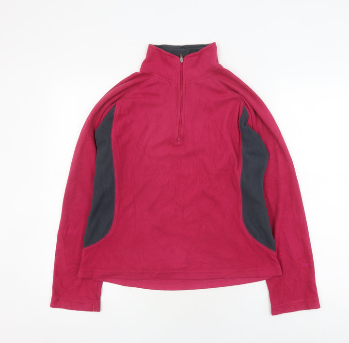 Peter Storm Women's Red Fleece Sweatshirt Size 12