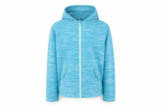 Front view of Mountain Warehouse boys’' blue hooded jacket 11-12 years