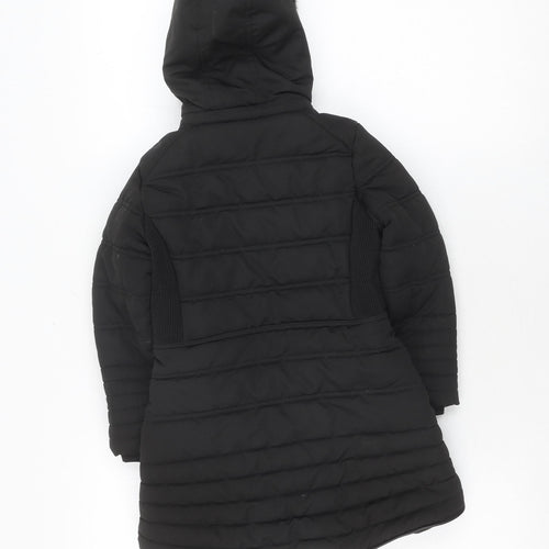Firetrap Girls Black Hooded Puffer Jacket 4-5 Years