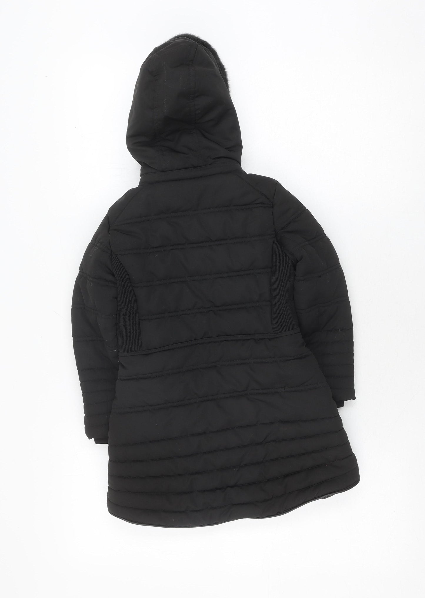 Firetrap Girls Black Hooded Puffer Jacket 4-5 Years