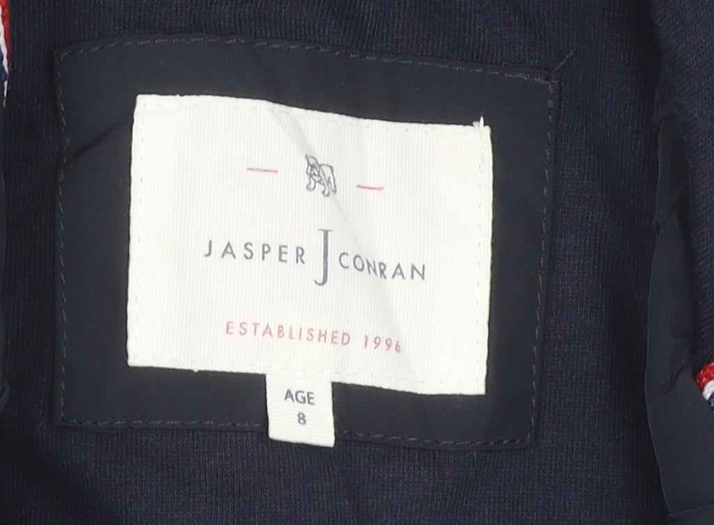 Jasper Conran Boys Black Hooded Puffer Jacket Age 8
