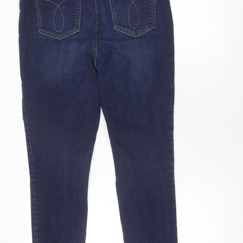 Calvin Klein Women's Blue Straight Jeans Size 12