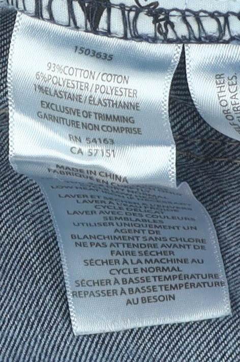 Calvin Klein Women's Blue Straight Jeans Size 12