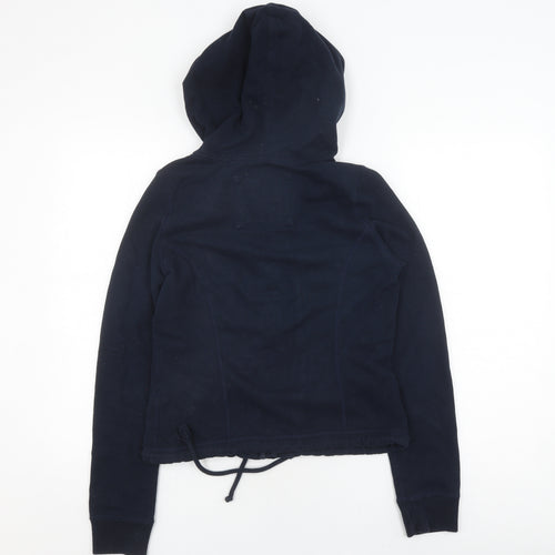 Abercrombie & Fitch Women's Blue Hooded Jacket M Casual