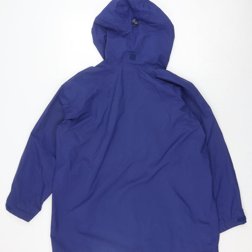 Rab Men's Blue Rain Coat Jacket, 2XL, Hooded, Waterproof