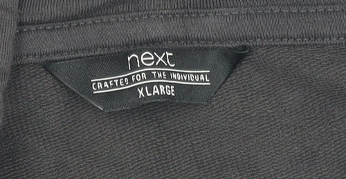 Next Men's Black XL Hooded Full Zip Casual Jacket