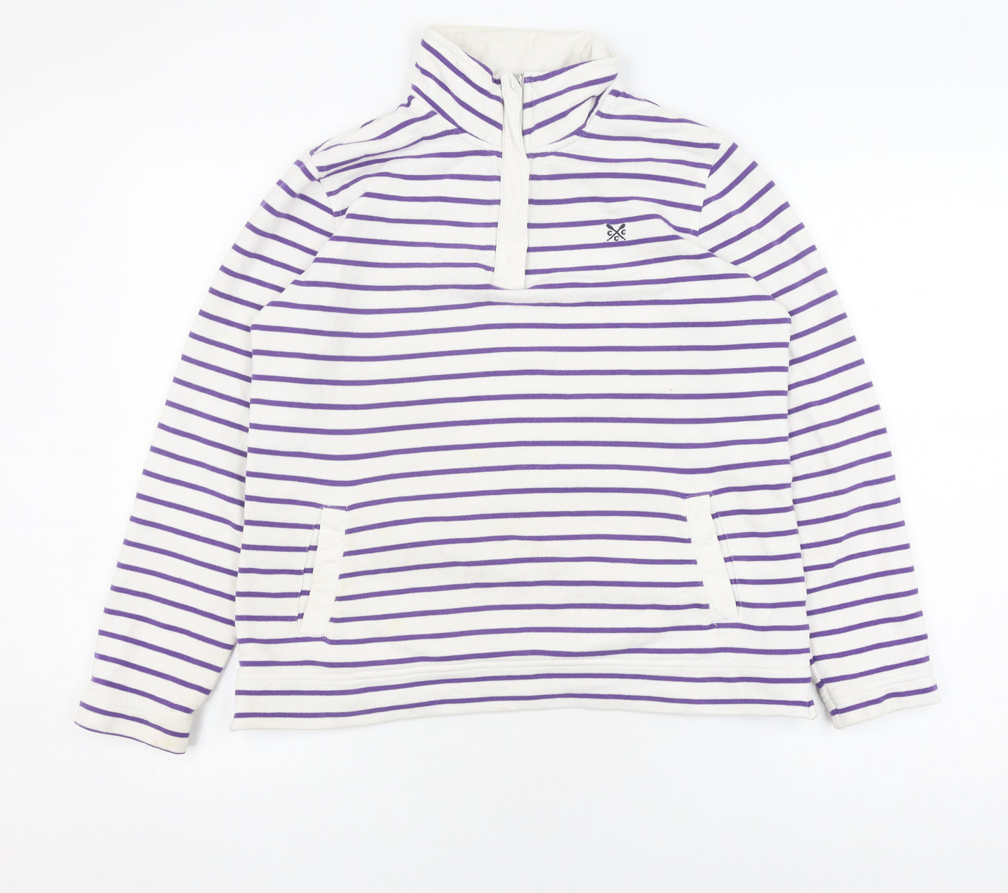 Crew Clothing Co. Women's Purple Sweatshirt, Size 12