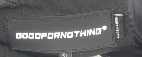 Goodfornothing Men's Black Bomber Jacket - Size S