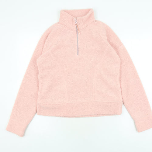 Regatta Women Pink Full Zip Fleece Hoodie Size 10