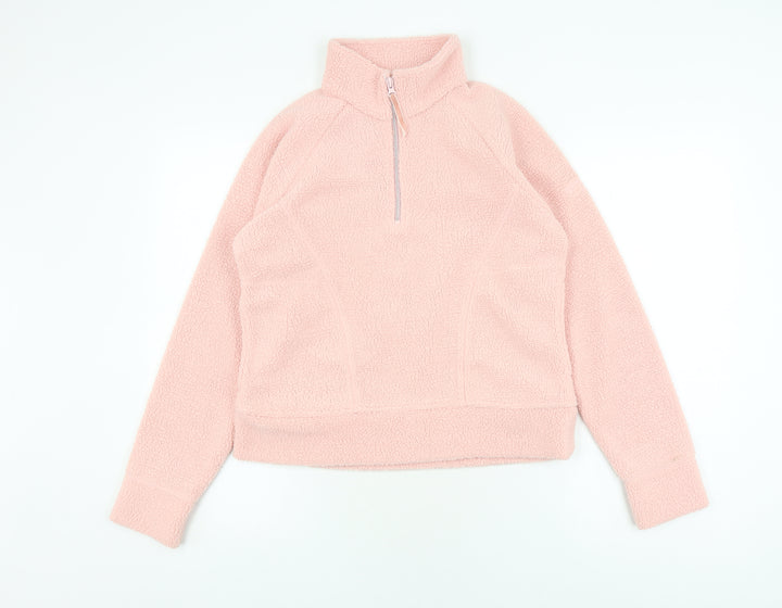 Regatta Women Pink Full Zip Fleece Hoodie Size 10