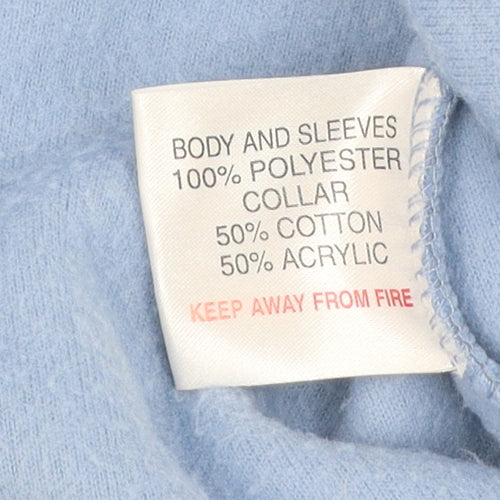 EWM Pure Classics Women's Blue Zip Sweatshirt Size 10