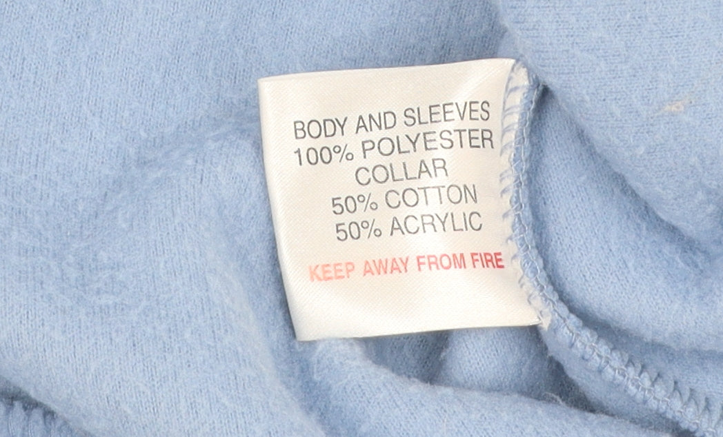 EWM Pure Classics Women's Blue Zip Sweatshirt Size 10