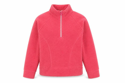 Front view of Regatta Women's Pink Fleece Pullover Hoodie, size S