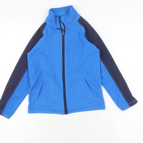 Mountain Warehouse Boys Blue Fleece Full Zip Hoodie 5-6 Years