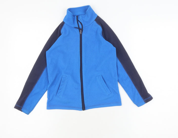 Mountain Warehouse Boys Blue Fleece Full Zip Hoodie 5-6 Years