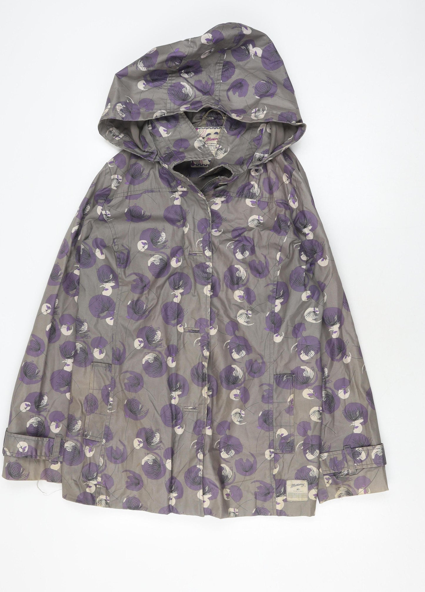 Mantaray Women's Multicoloured Floral Coat Size 14