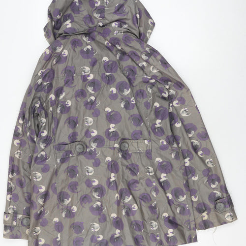 Mantaray Women's Multicoloured Floral Coat Size 14