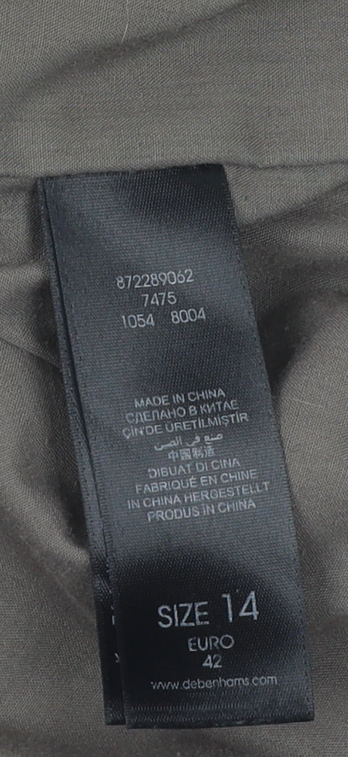 Mantaray Women's Multicoloured Floral Coat Size 14