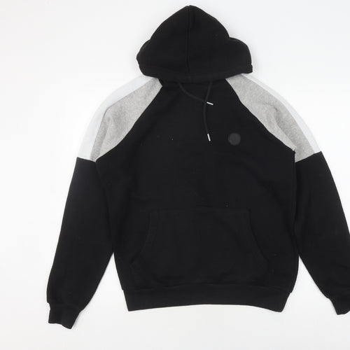Soul Star Men's Black Pullover Hoodie, Size S