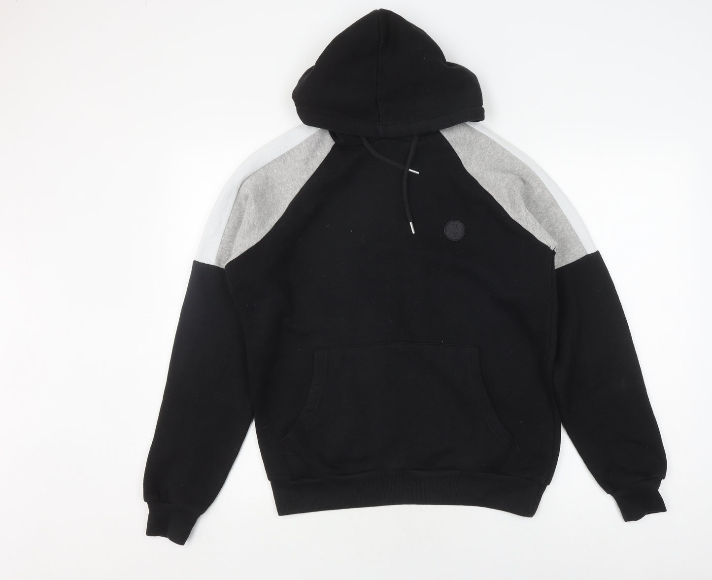 Soul Star Men's Black Pullover Hoodie, Size S