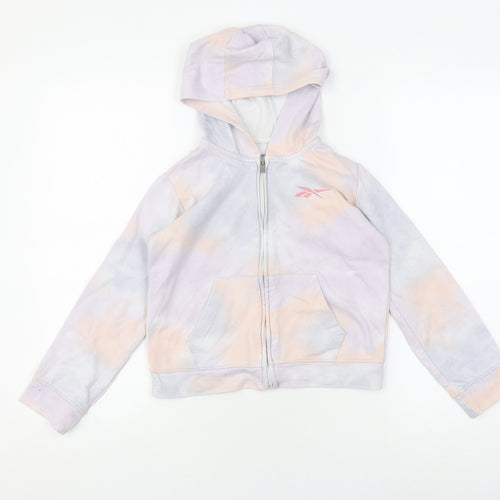 Reebok Girls Multicoloured Full Zip Hoodie 8-9 Years