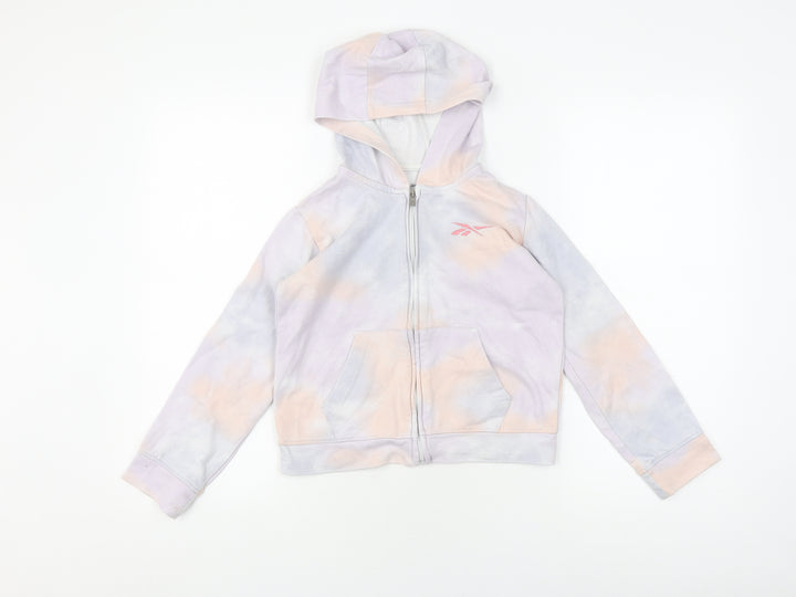 Reebok Girls Multicoloured Full Zip Hoodie 8-9 Years