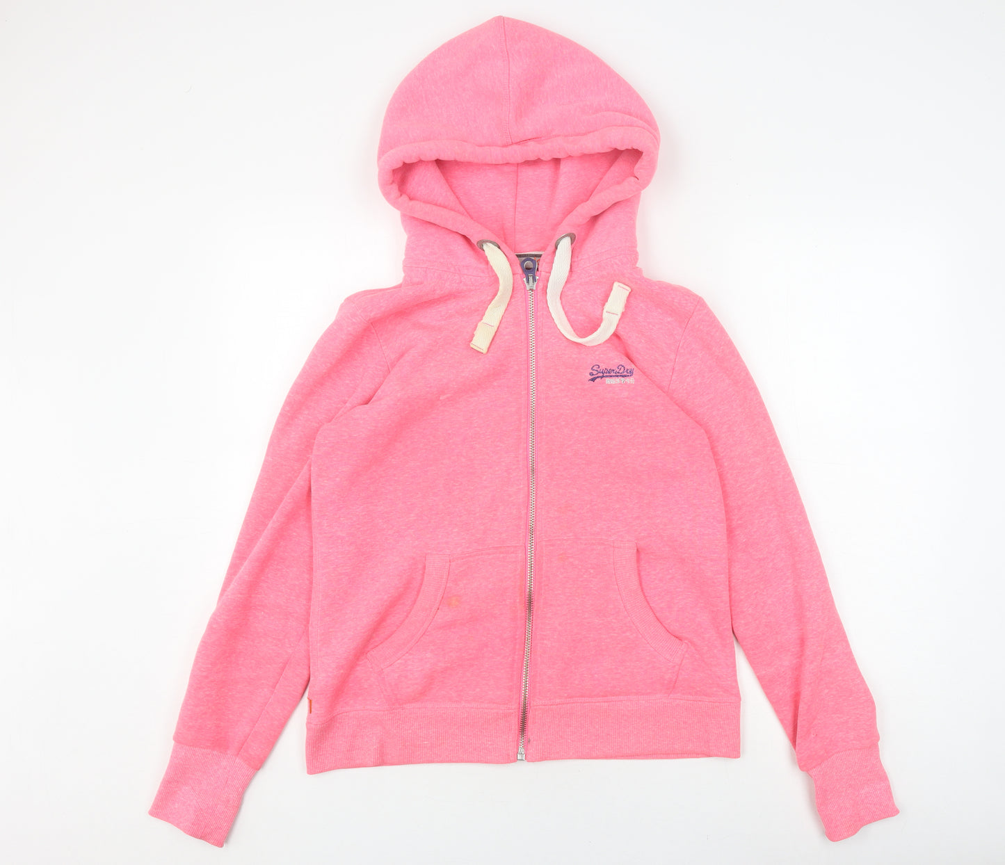 Superdry Women Pink Basic Hoodie Jacket XL
