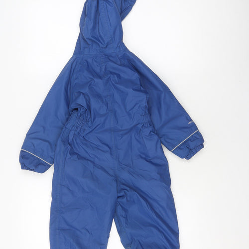 Regatta Unisex Kids Blue Snowsuit 10 Hooded Winter Lined