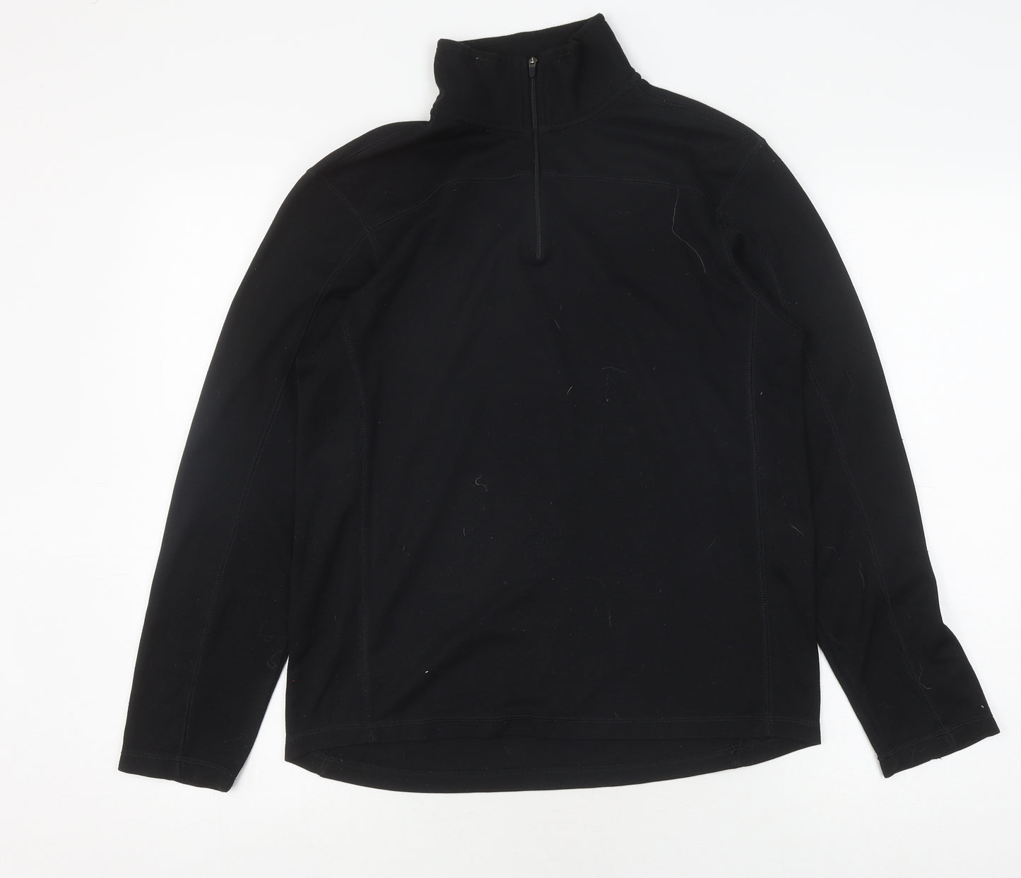 GAP Men's Athletic Fit Black Pullover Sweatshirt S