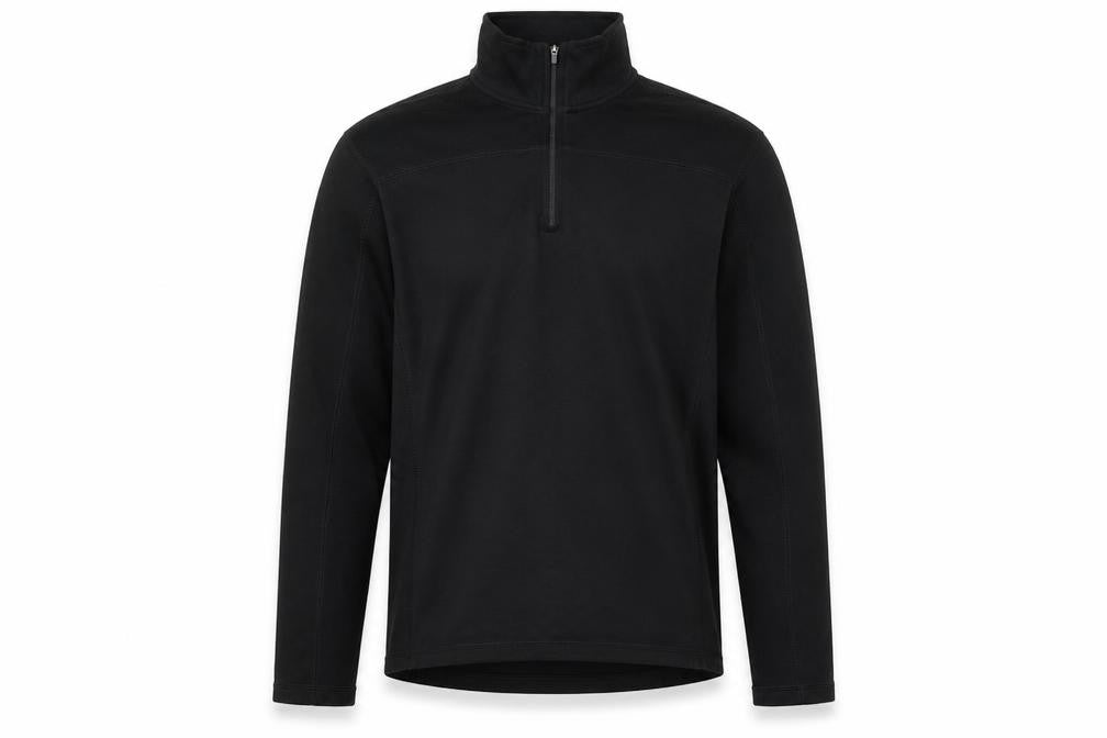 Front view of Gap Men's Athletic Fit Black Pullover Sweatshirt S