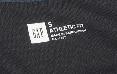 GAP Men's Athletic Fit Black Pullover Sweatshirt S