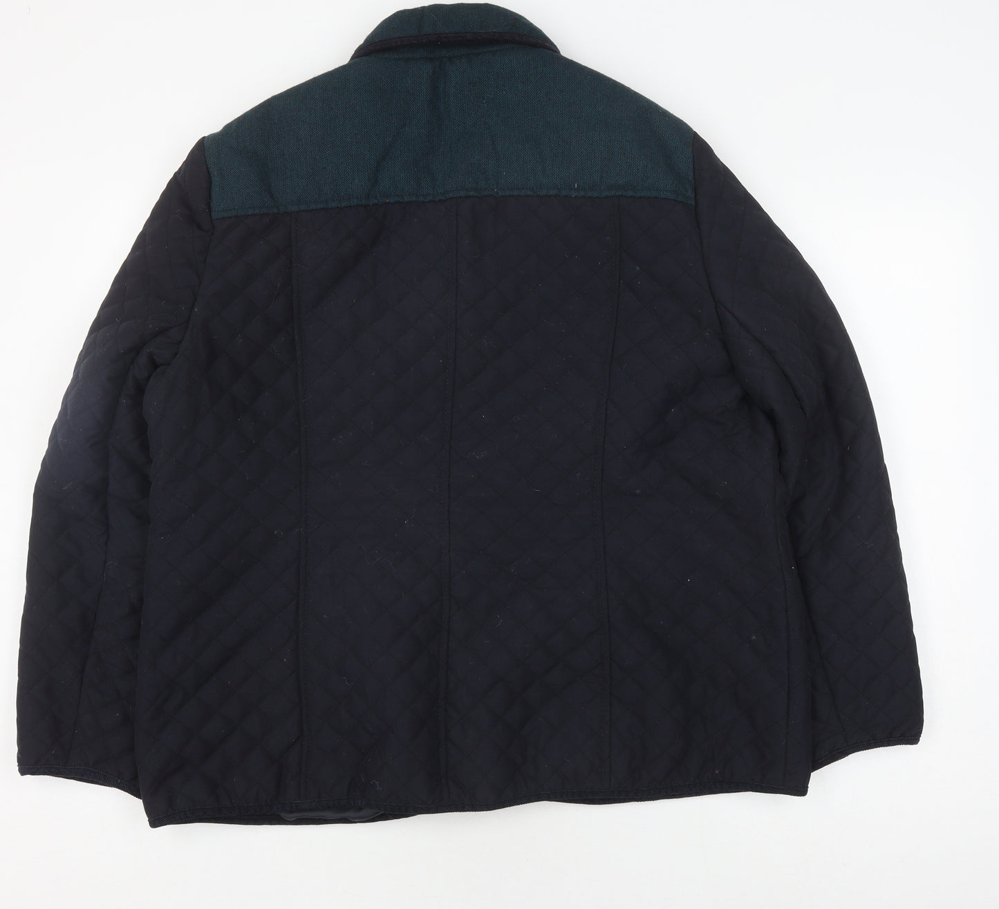 EWM Women's Black Quilted Jacket, Size 2, Classic Style