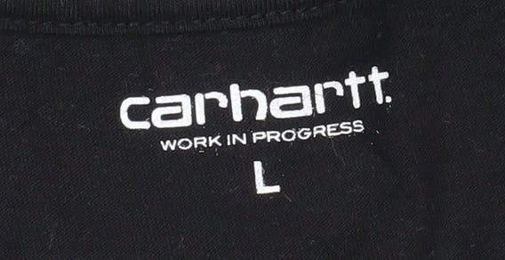 Carhartt Men's Black Graphic Logo T-Shirt L
