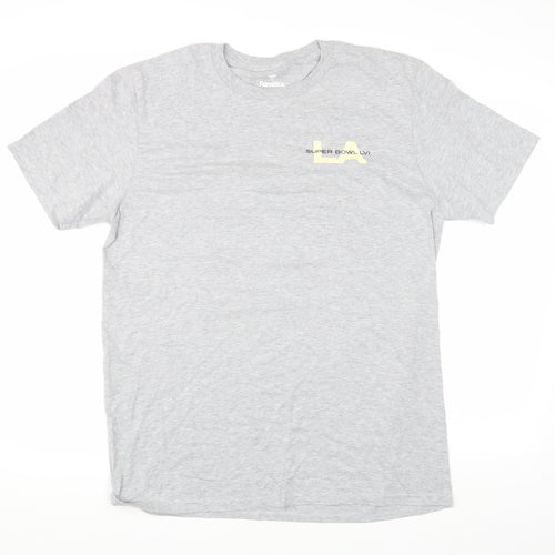 Fanatics Men's Grey Large Sports Graphic T-Shirt