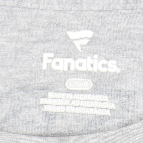 Fanatics Men's Grey Large Sports Graphic T-Shirt